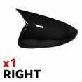 thumbnail image 4 of 1Pair Rearview Mirror Cover for Kia Forte K3 Cerato Bright Black, 4 of 5