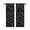 Black, variant on RisChhery Black Silver Leaf Pattern Room Darkening Curtains,2 Panels Set,42x63 inch,Light Blocking Grommet Window Drapes For Bedroom