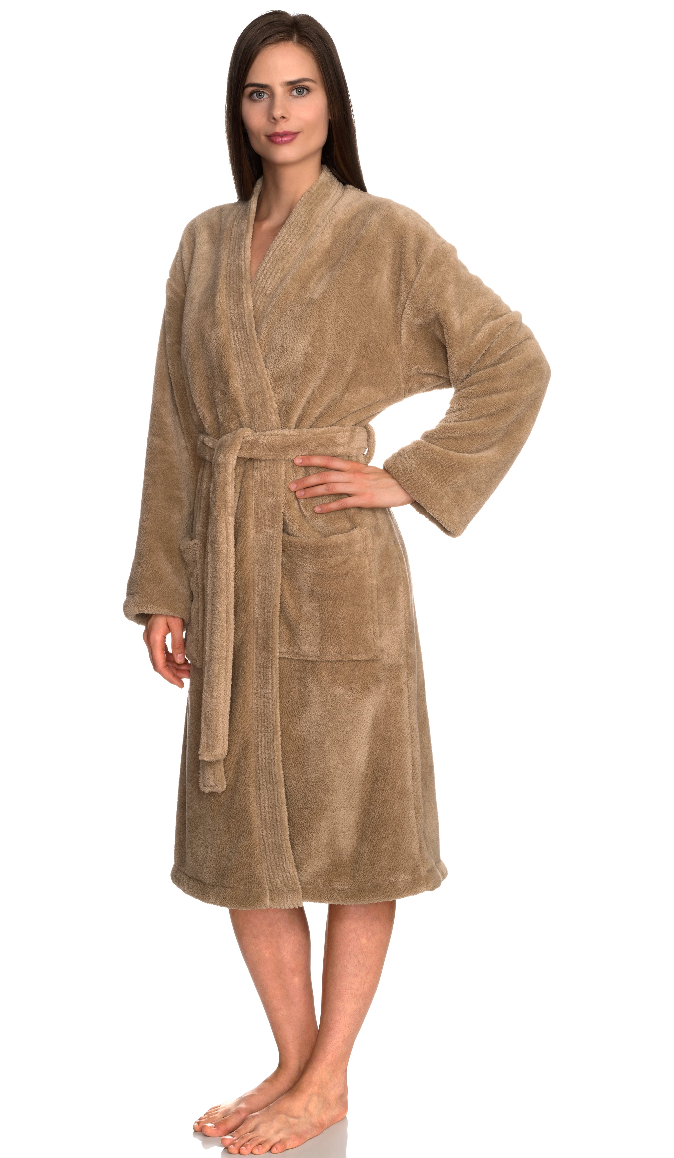 towelselections men's plush kimono robe