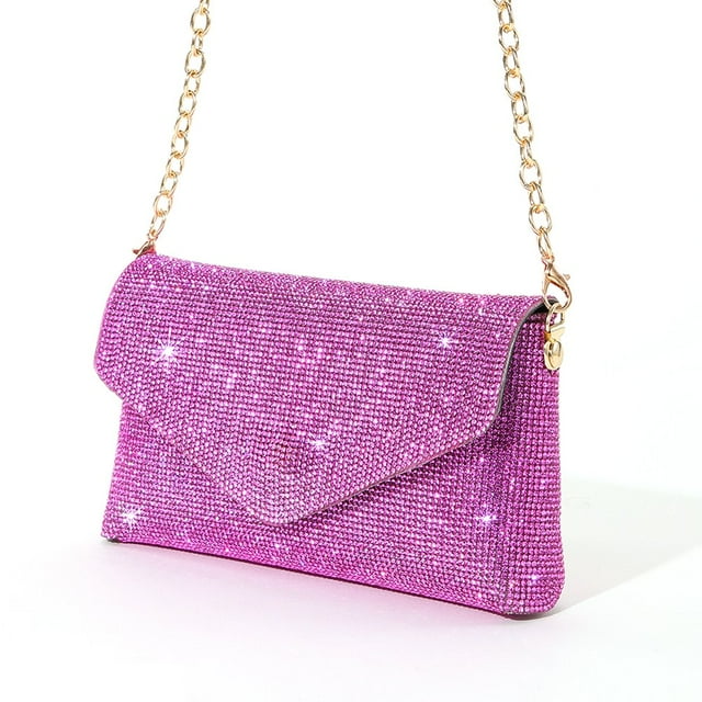 Sac à Main Enveloppe Pochette Chaîne Sac de Fête Sac à Dîner Mode Orné Sacs à Main de Fête
