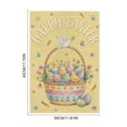 thumbnail image 3 of DefiDgd Happy Easter Flower Flag,Double Sided Printed Outdoor Easter Garden Flag for Outside Spring Decor Home Party Porch Outdoor Decoration(B), 3 of 6