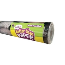 Teacher Created Resources Fun Size Better Than Paper Bulletin Board Roll, 18" x 12', Rock Pebbles