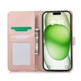 thumbnail image 2 of Flash wallet phone case with luxurious shiny heart shape suitable for iPhone 11 Pro leather case, with 2 card holders, wristbands, PU leather slots, and phone protection case, 2 of 4