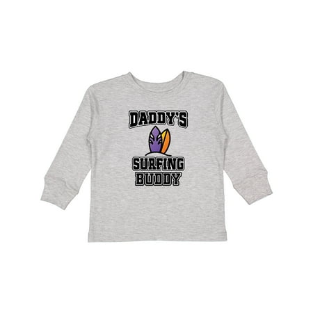 

Inktastic Daddy Surfing Buddy Kids Surfer Gift Toddler Boy or Toddler Girl Long Sleeve T-Shirt