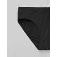 thumbnail image 4 of Calzones CRZ YOGA Softhold Bikini Paquete de 3 Negro Mediano, 4 of 4