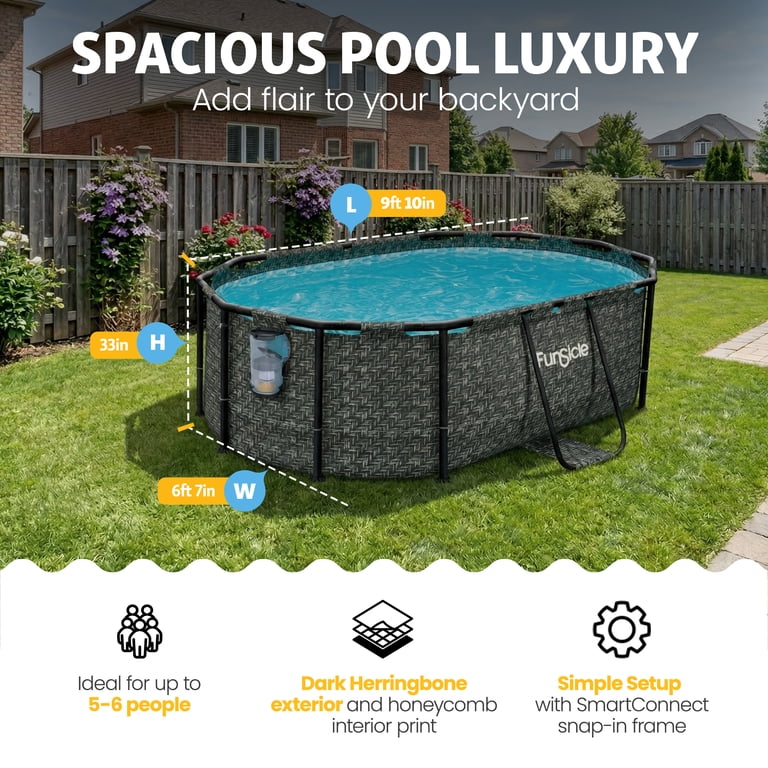 Funsicle, Above Ground Pool, 9'10