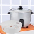 thumbnail image 2 of Shisuyan Steamer Basket Plastic White For Rice Cooker Accessory Home Kitchen Use 1Pcs 6.5X6.5X1.7In, 2 of 9