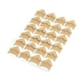 thumbnail image 1 of ZheElen 24piece Easy To Remove Vintage Corner Kraft Stickers Durability Wide Application yellow, 1 of 6
