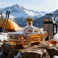 thumbnail image 2 of Car Shape Wine Decanter, Unique Automotive Themed Glass Liquor Dispenser, Novelty Gift for Car Lovers, Collectors, Whiskey Scotch Spirits Enthusiasts(D), 2 of 3