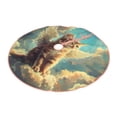 thumbnail image 2 of Bingfone Christmas Tree Skirt Mat Christmas Decoration Interior 30" -Sunshine Cloud Cute Cat, 2 of 6