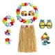thumbnail image 1 of 8 Unidades con Collar Diadema Pinza para el Cabello Color paja 80cm Zulema Falda Hula Hawaiana, 1 of 6