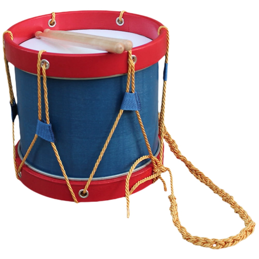 MLINS Multi Kids Snare Drum Set with Drum Sticks for Playing Use Synthesis Material 14 inch x 6 inch