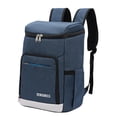 thumbnail image 3 of Outdoor Picnic Bag Lunch Backpack Work Backpacks Large Capacity, Insulated Lunch Blue, 3 of 9