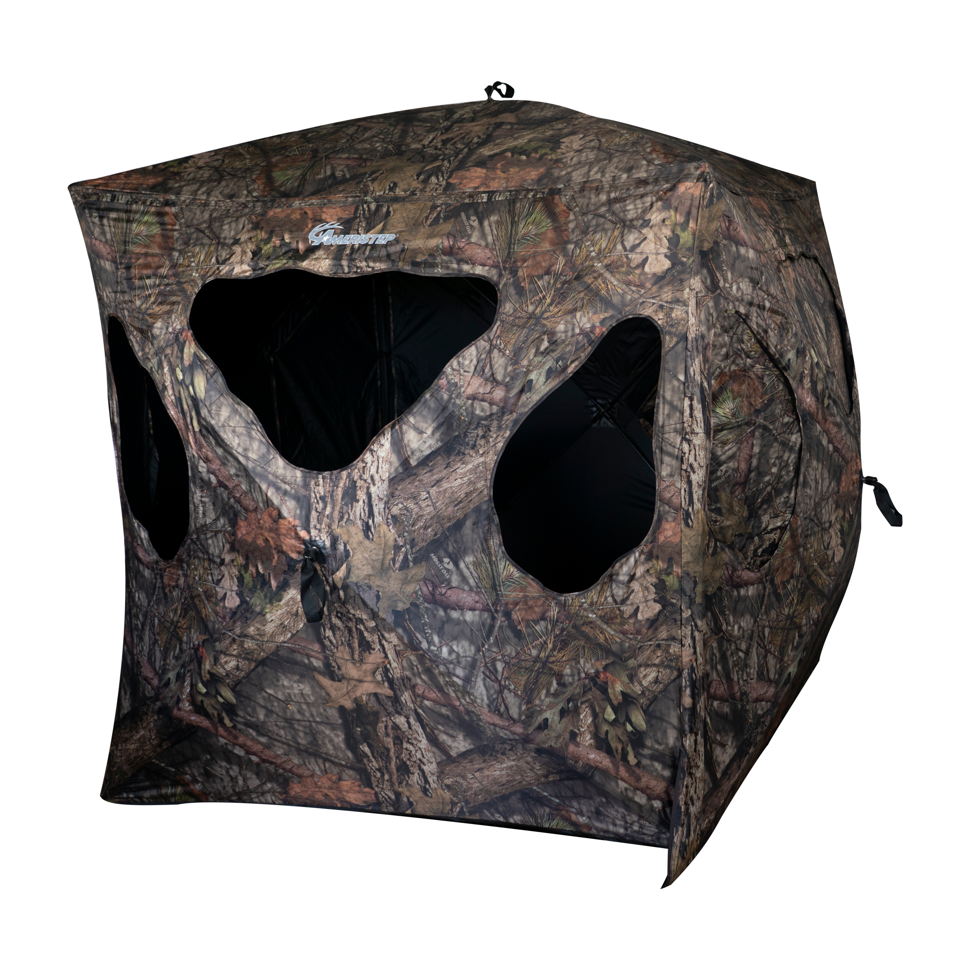 Ameristep Silent Brickhouse 3 Person Ground Hunting Blind - Walmart.com