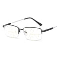 thumbnail image 1 of Gafas de presbicia de aleación de titanio, gafas de moda de media montura, montura de gafas de presbicia, 1 of 4