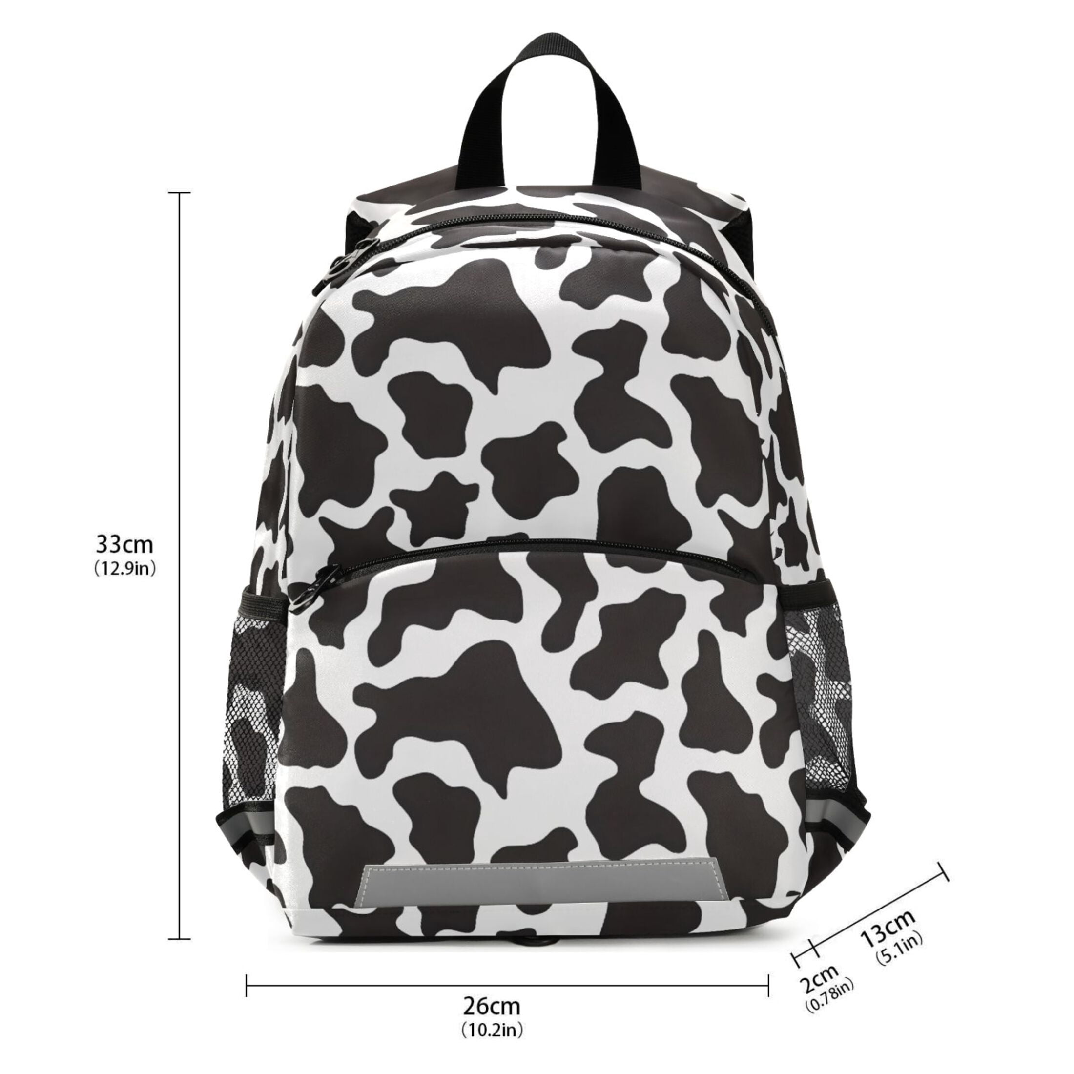 ALAZA Cow Print School Backpack Elementary Student Bookbag