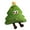 Light Green, variant on PuSpu Christmas Tree Pillow Plush 50cm Green Polyester 1pc Festive Smiley Star Print Sofa Cushion Holiday Decor Ergonomic Back Support Soft Touch