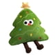 thumbnail image 2 of Cojín Navideño de Peluche con Forma de Árbol de Navidad, 50 Cm, Color Verde Claro, Ideal para El Hogar. Suave Tela de Poliéster. Diseño Festivo con Luces de Colores y Caritas Sonrientes. Peso: 500 G., 2 of 6
