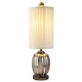 thumbnail image 1 of 32.25" Silver Metalic Tiles Table Lamp, 1 of 1