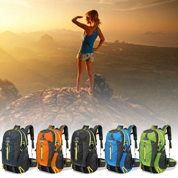 Mochila de viaje resistente al agua de 40L Campamento Caminata Laptop Mochila Trekking Walmart en linea