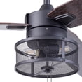 thumbnail image 2 of Prominence Home 52in Matte Black LED Cage Ceiling Fan, 2 of 4