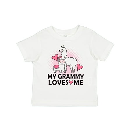 

Inktastic Grammy Loves Me Llama Girls Toddler T-Shirt