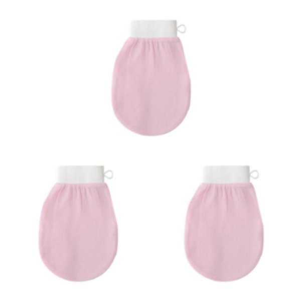 Soidarity Guante de baño portátil para adultos en casa, brazo, pierna, pecho, espalda, cuerpo, guantes exfoliantes, herramientas de ducha, Type1 NO1