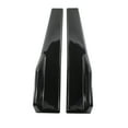 thumbnail image 6 of 2X Side Skirts Fits Universal Vehicles Black 450mm Exterior Side Bottom Line Extensions Splitter Lip Car Diffusers,2 pair * Car Bumper Rear Lip Side Skirt with some bolts,bright black, 6 of 8