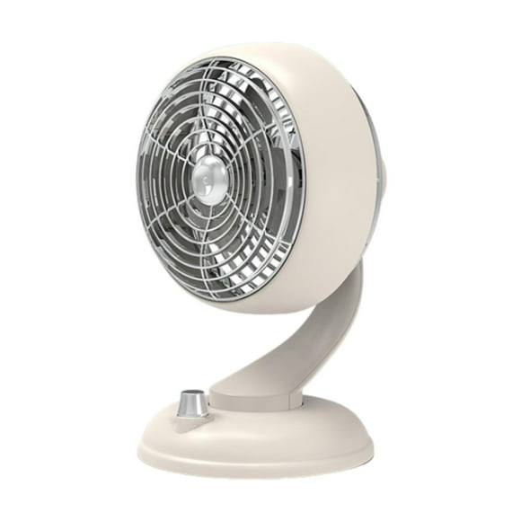 Ventilador de escritorio silencioso con USB, 3 velocidades, ventilador de refrigeración eléctrico, ventilador de escritorio de verano para Blanco