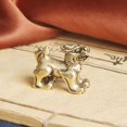 thumbnail image 5 of Estatua Creativa de Kylin de Latón en Miniatura Feng Shui Qilin Estatuilla de Cobre Escultura de Animal Realista para Dormitorio Colección de Decoraci Estilo B Fernando Estatua de latón Kylin, 5 of 5