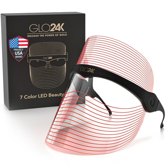 GLO24K 7 Color LED Beauty Mask