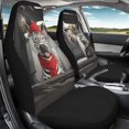 thumbnail image 4 of XYZCANDO Vehicle Seat Protector Zebra Driving Winter Print 2 Pack Car Seat Covers Waterproof Truck Auto Van Premium Anti-Slip Car Front Seat Covers, 4 of 10