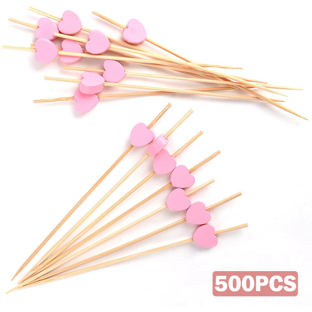 Cocktail Sticks 500 Counts Wooden Toothpicks Party Supplies Frill