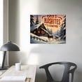 thumbnail image 3 of Nawypu  Christmas Wall Decor,Christmas Wall Art,Farmhouse Christmas Decor Canvas Wall Art Home Decorations For Kitchen Office Farm Room,Christmas Wall Art,Snowy Village Sleigh Ride Wall, 3 of 4
