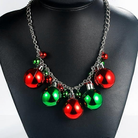 Christmas X-Mas Holiday Jingle Bells Necklace