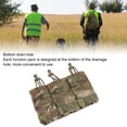 thumbnail image 4 of Triple Molle Mag Bolsa con Cordón Elástico Cordura Fija Sólidamente Triple Revistero para Juego ANGGREK Otros, 4 of 8
