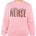 thumbnail image 2 of Pediatric Oncology Nurse Leopard Print Sweatshirt Unisex 3X-Large Pink, 2 of 5