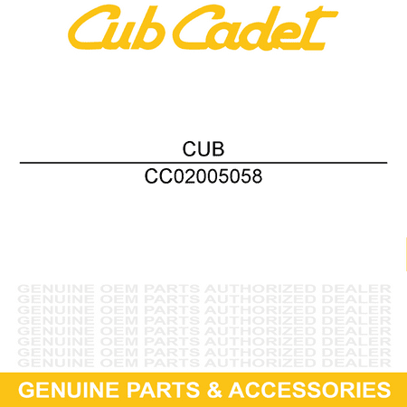 CUB CADET 02005058 Steering Column Adjust Lever Z Force SX SZ Tank 48 54 60 S