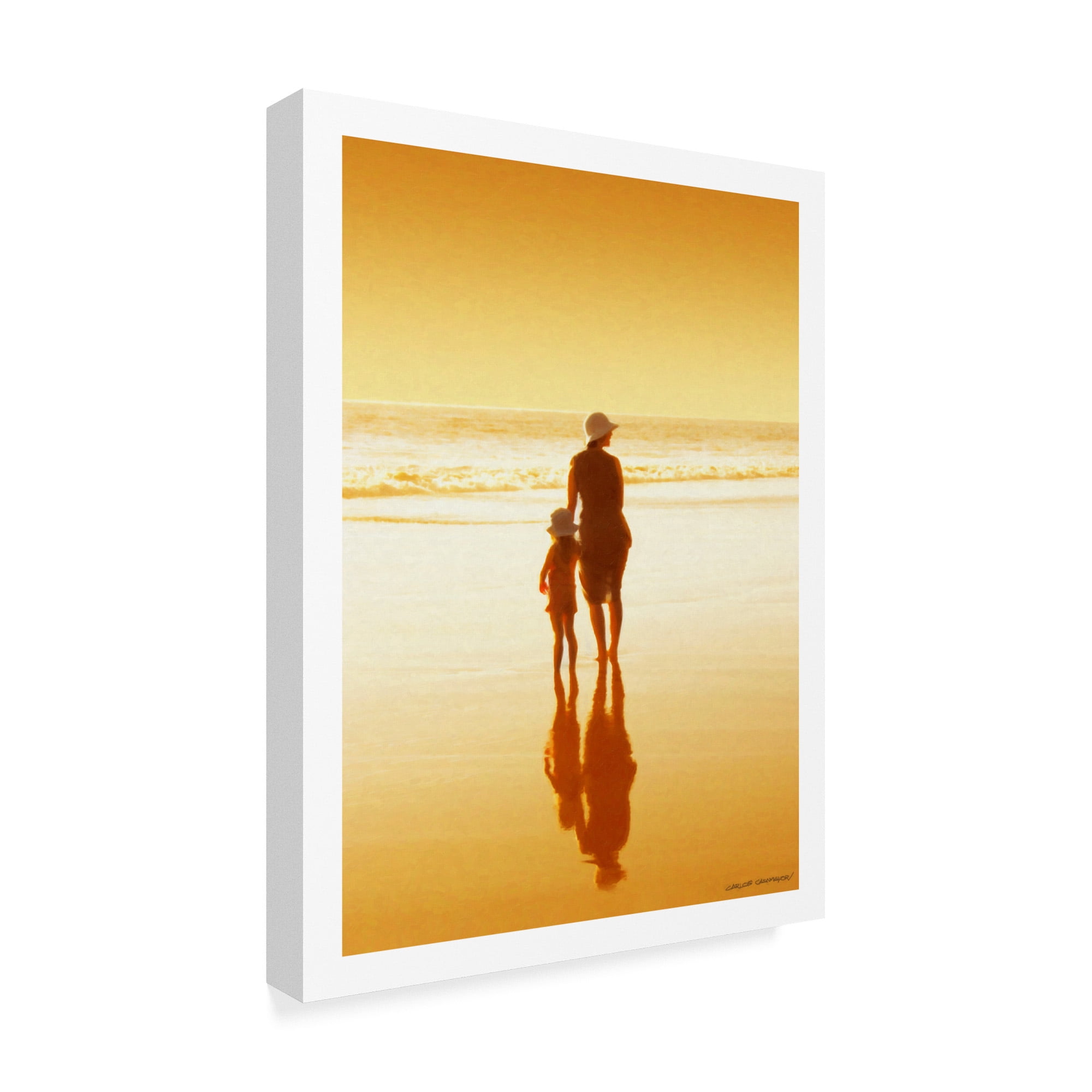 Trademark Fine Art 'Mother And Daughter 2' Canvas Art by Carlos Casamayor