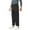 Black, variant on EHQJNJ Mens Sleep Pants Men Solid Color Elastic Waist Sweatpants Casual and Loose Trendy Mountaineering and Water Sports Work Pants Cargo Work Pants Mens Sweatpants with Pockets Open Bottom