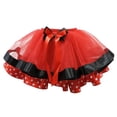 thumbnail image 2 of Wenchoice Red Black Polka Dot Ribbon Minnie Tutu Skirt Girls M(2-4 Years), 2 of 2