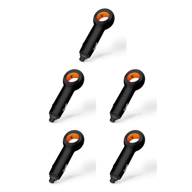 Bewildely Mini ambientador iónico de aire electrónico de plástico para Interior de coche, ion negativo para vehículo con ionizador de luz atmosférica, Type2 NO2 Bewildely CBP163401