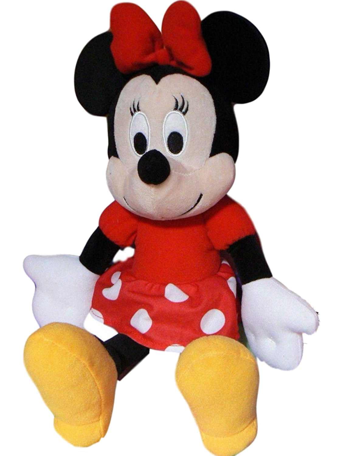 Disney Minnie Mouse Plush 14”  Plush In Red New 