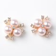 thumbnail image 3 of yuksok 10 PCS Flower Shape Design Light Pink Buttons Accessories, Shiny & Elegant, for, 3 of 9