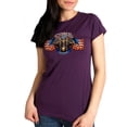 thumbnail image 2 of Hot Leathers SPL1826 Women's Heather Purple 2023 Sturgis # 1 American Lady Double Sided T-Shirt Medium, 2 of 2