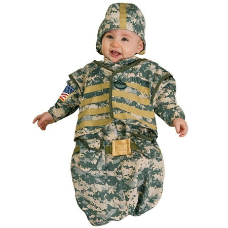 Infant Bunting Soldier Costume Rubies 885683