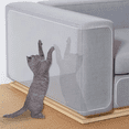 thumbnail image 4 of Protectores de Muebles Cinta Disuasoria de Arañazos para Gatos Cinta de Entrenamiento para Mascotas Autoadhesiva Transparente para Muebles, 4 of 5