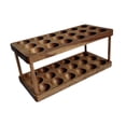 thumbnail image 3 of El propietario de madera contiene 36 huevos frescos organizador de cocina para el hogar extraíbles eggrok de doble nivel para el refrigerador de, 3 of 9