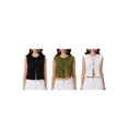 thumbnail image 4 of Yunliwuli Women's Knitted Tank Tops Bow Tie Closure Sleeveless Round Neck Ribbed Sweaters Vest, 4 of 9