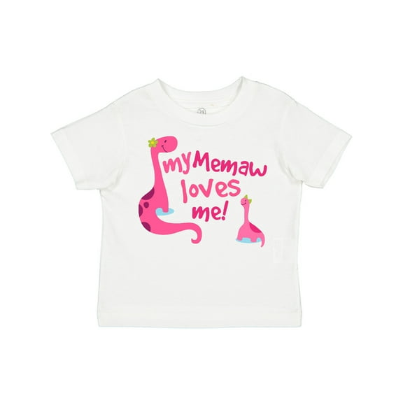 Inktastic My Memaw Loves Me Girls Toddler T-Shirt